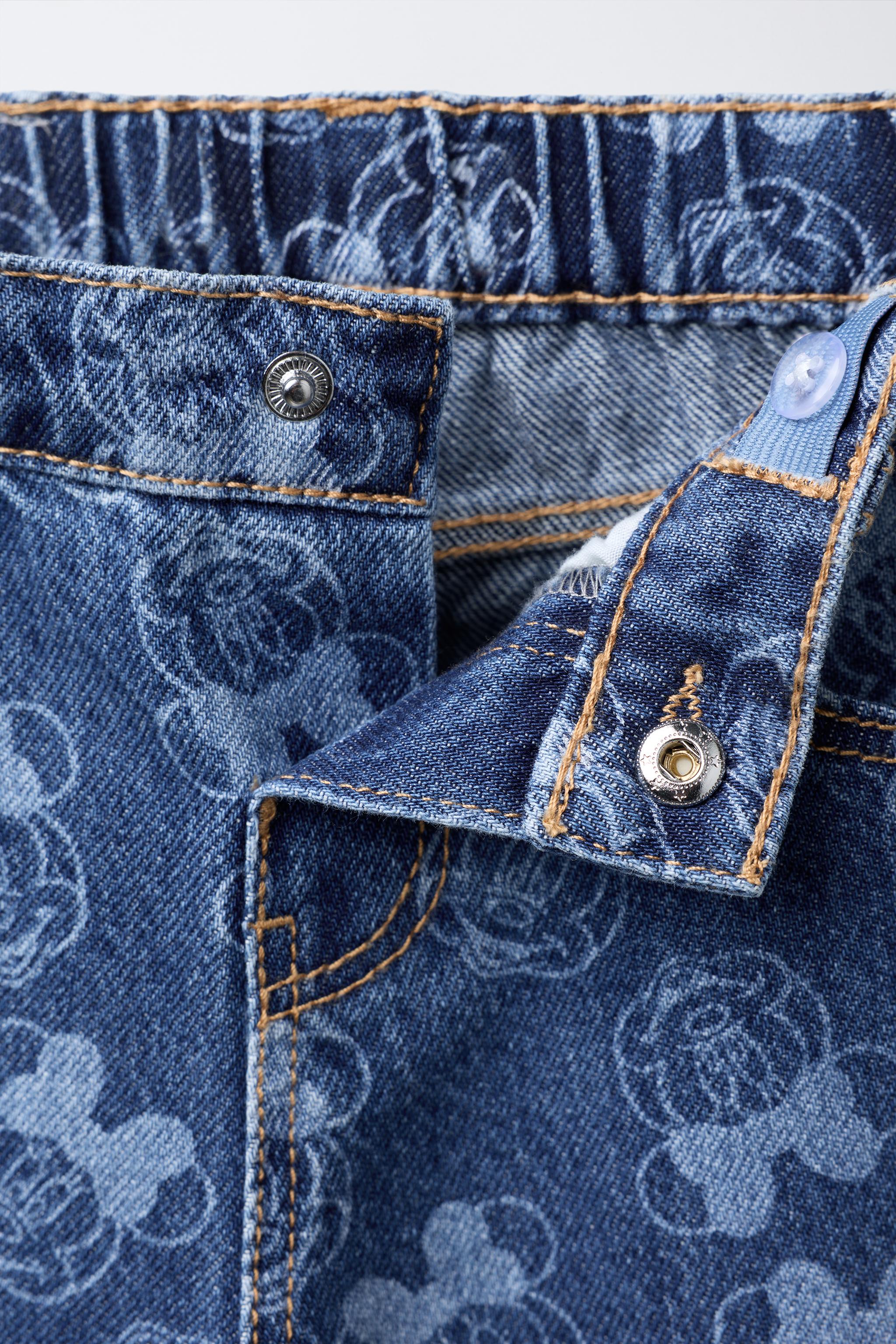 MINNIE MOUSE © DISNEY PRINT CULOTTE JEANS